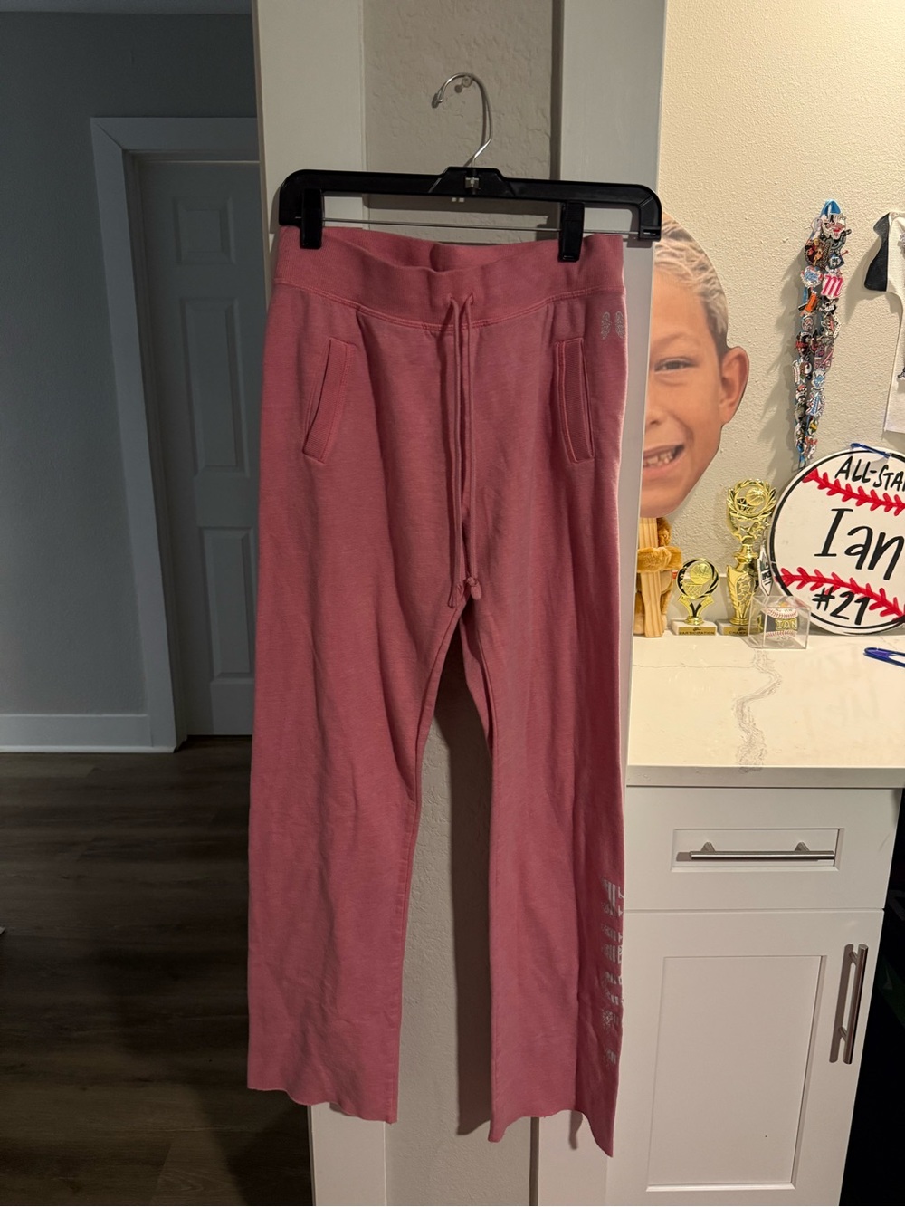 Victoria's Secret Pink Wide-Leg Drawstring Sweatpants